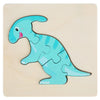 Dino Montessori Puzzles 6 Pack - Eco-Friendly Wooden Puzzles