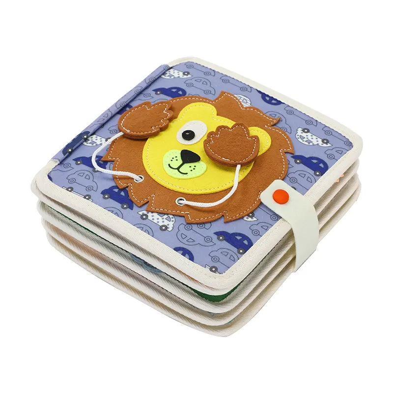 Montessori Lion Adventure Quiet Book