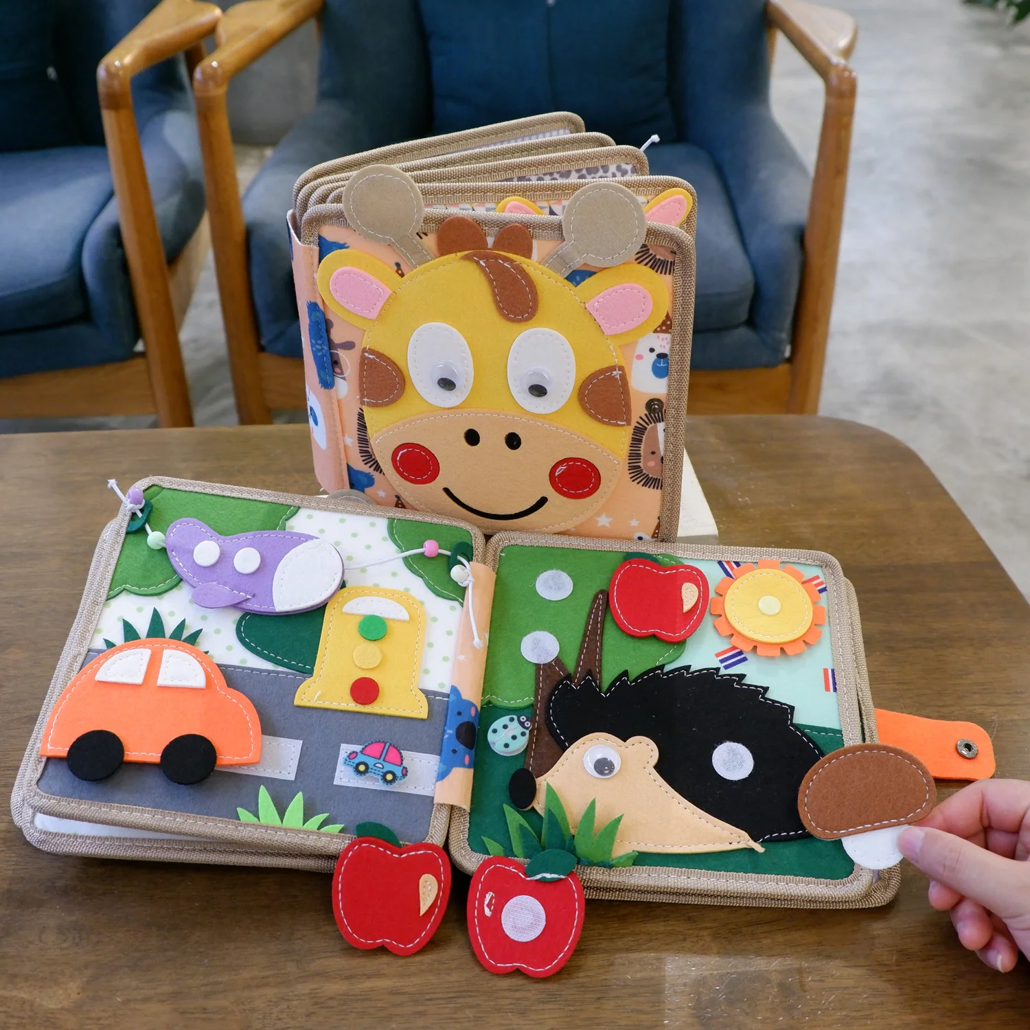 Sensory Safari™ Montessori Busy Book
