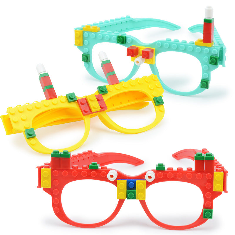 Block Builder Glasses - Fun DIY Eyewear for Kids