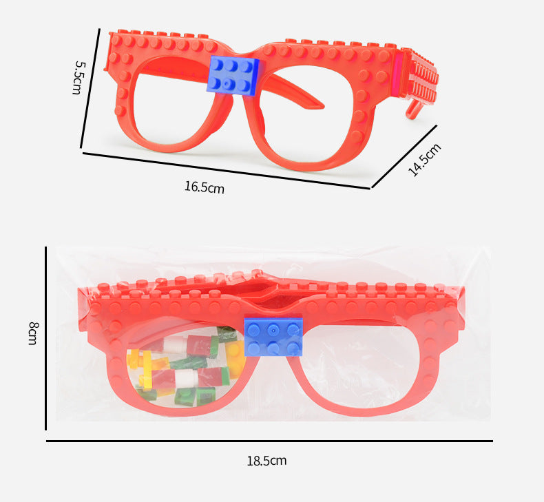 Block Builder Glasses - Fun DIY Eyewear for Kids