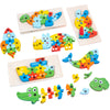 Montessori Puzzles 4 Pack - Eco-Friendly Wooden Puzzles Set#10