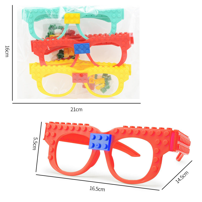 Block Builder Glasses - Fun DIY Eyewear for Kids