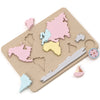 Silicone World Map Montessori Puzzle Toy