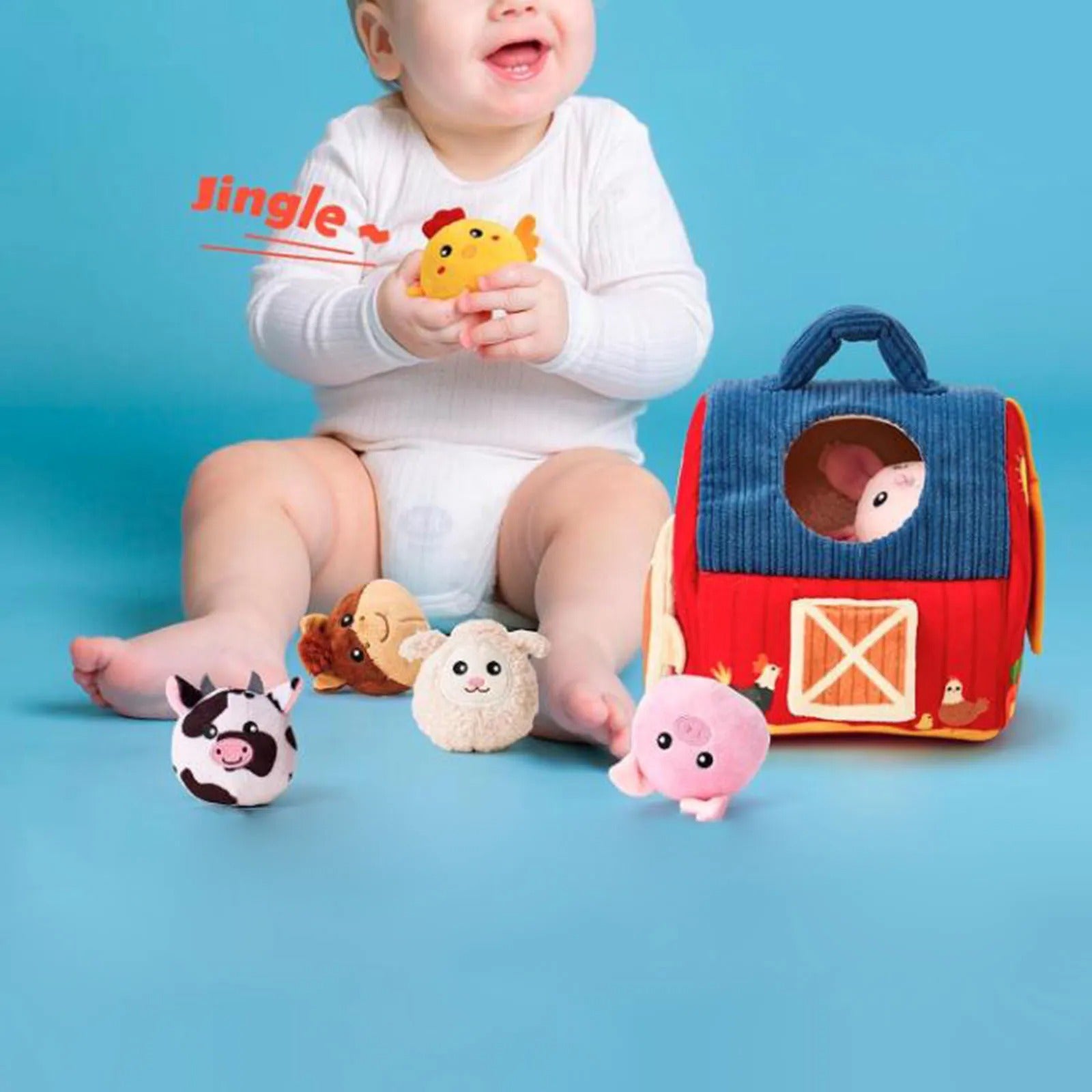 Montessori Old MacDonald's Plush Farm