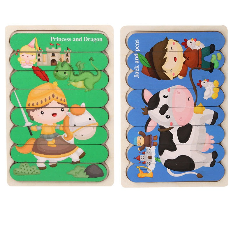 Double-Sided Simple Puzzles