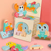 Level 2 Montessori Puzzles 6 Pack - Eco-Friendly Wooden Puzzles