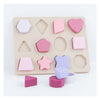 Montessori silicone shape puzzle