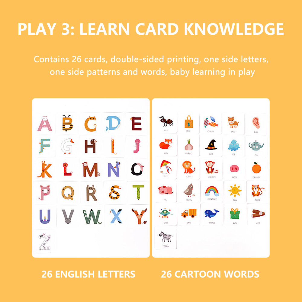 Alphabet Learning Farm - Eco-Friendly Wooden Montessori Toy